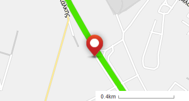 Location of business on map