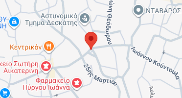 Location of business on map