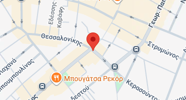 Location of business on map
