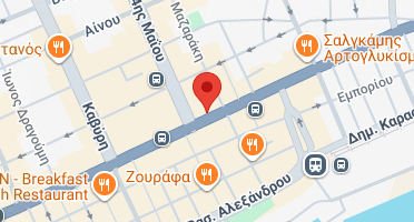 Location of business on map