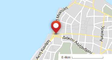 Location of business on map