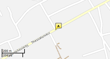 Location of business on map