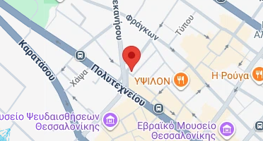 Location of business on map