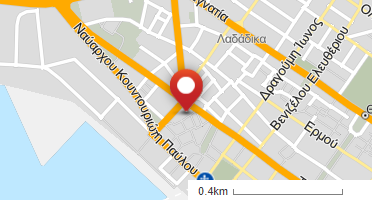 Location of business on map