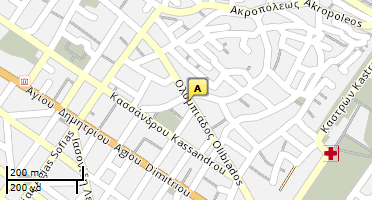 Location of business on map
