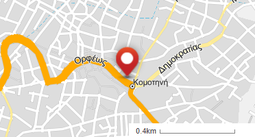 Location of business on map