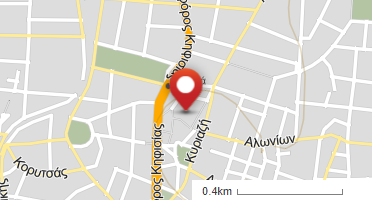 Location of business on map