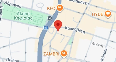 Location of business on map