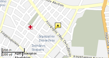 Location of business on map