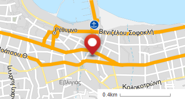Location of business on map