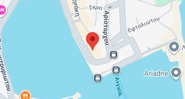 Location of business on map