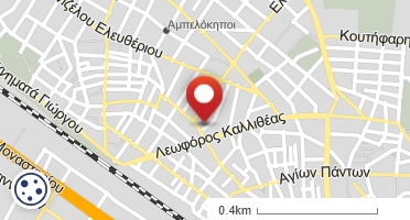 Location of business on map