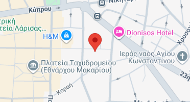 Location of business on map