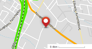 Location of business on map