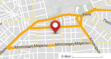 Location of business on map