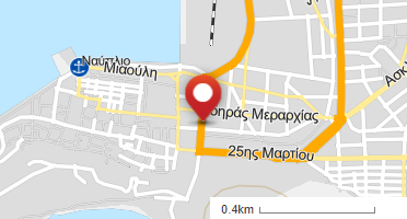 Location of business on map