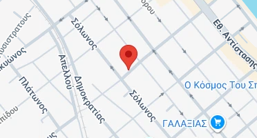 Location of business on map