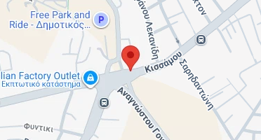 Location of business on map