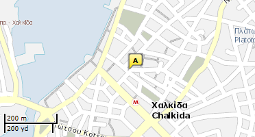 Location of business on map