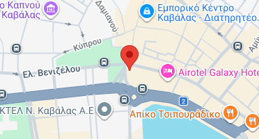 Location of business on map