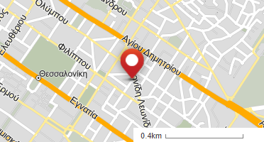 Location of business on map