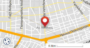 Location of business on map