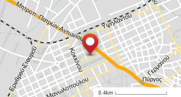 Location of business on map