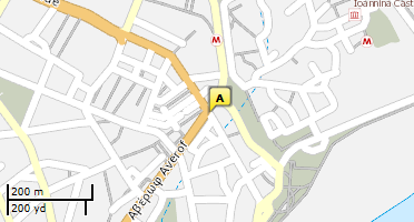 Location of business on map