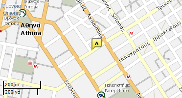 Location of business on map