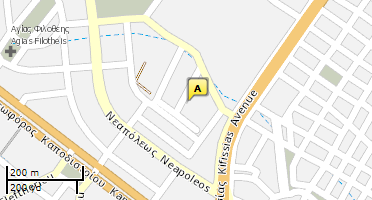 Location of business on map