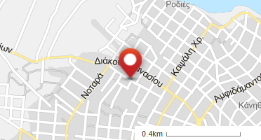 Location of business on map