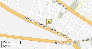 Location of business on map