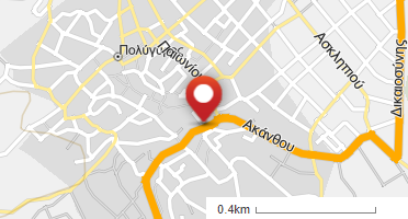 Location of business on map