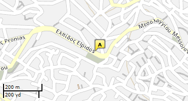 Location of business on map