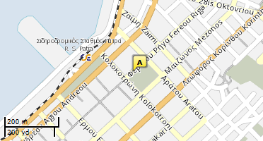 Location of business on map
