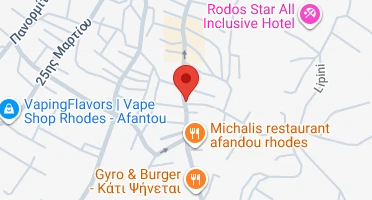 Location of business on map