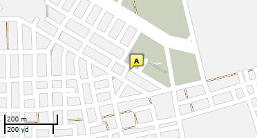 Location of business on map