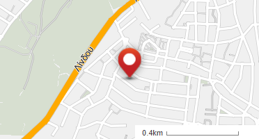 Location of business on map