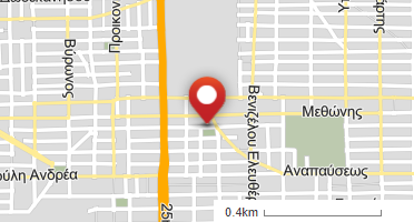 Location of business on map