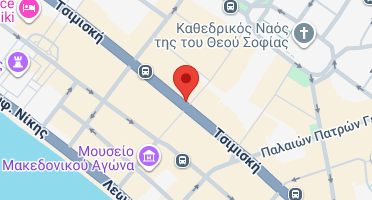 Location of business on map