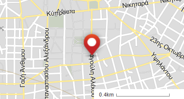Location of business on map
