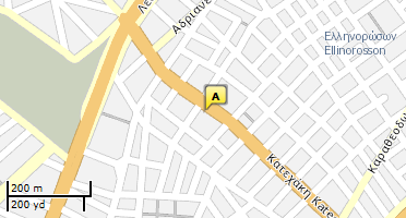Location of business on map