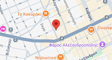 Location of business on map