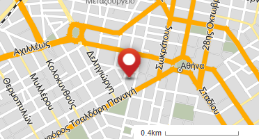 Location of business on map