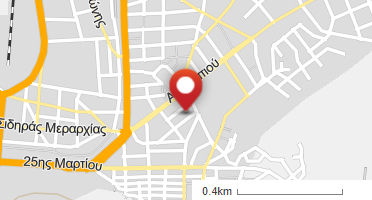 Location of business on map