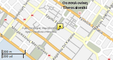 Χάρτης και σημείο της επιχείρησης