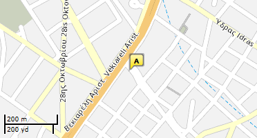 Location of business on map