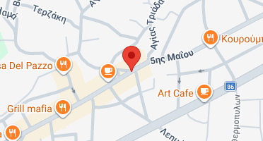 Location of business on map