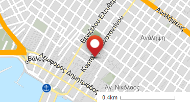 Location of business on map