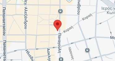 Location of business on map